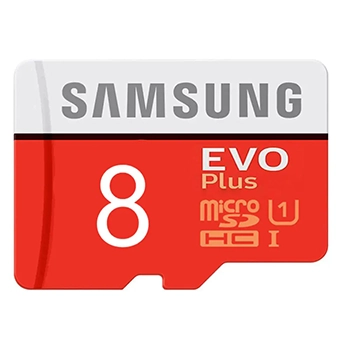کارت حافظه microSDHC سامسونگ مدل Evo Plus کلاس 10 استاندارد UHS-I U1 سرعت 95MBps همراه با آداپتور SD ظرفیت 8 گیگابایت